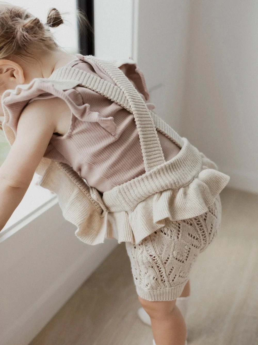 Jamie Kay Bonnie Playsuit in Oatmeal